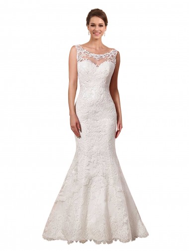 Shop Bateau Illusion Sweetheart Lace Wedding Dress Montreal