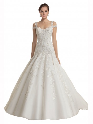 Shop Off the Shoulder Mermaid Lace Tulle Wedding Dress Montreal