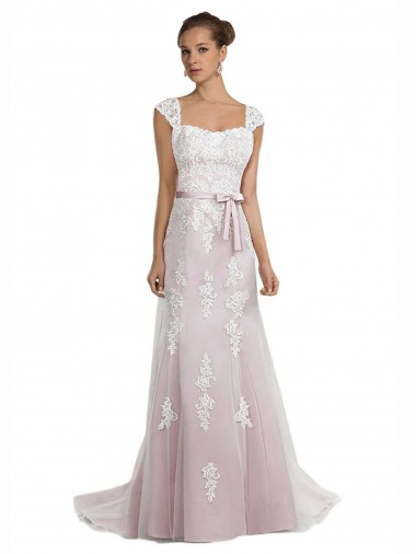 Shop Strapless Mermaid Tulle Lace Beach Wedding Dress with Belt Montreal