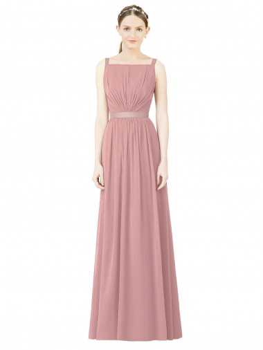 Shop High Neck Chiffon Bridesmaid Dress with Low Back Montreal