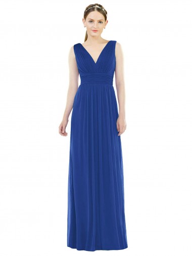 Shop Low Square Back Sleeveless Shirred Skirt Bridesmaid Dress Montreal