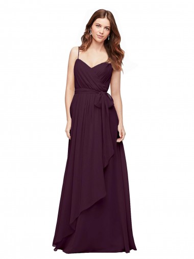 Shop Wrapped Sweetheart Neckline Long Chiffon Bridesmaid Dress  Montreal