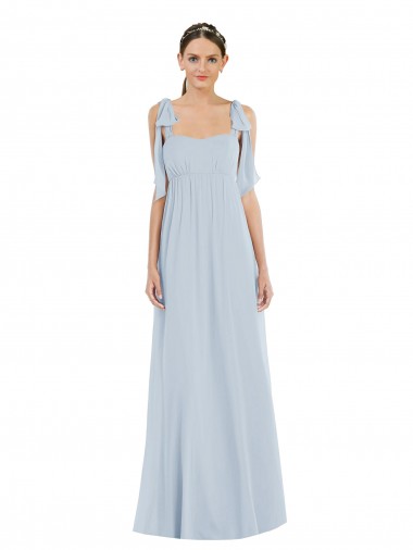 Shop Tie Shoulder Empire Waist Maxi Bridesmaid Dress Montreal