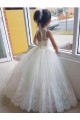 Ivory Ball Gown Floor Length Flower Girl Dress