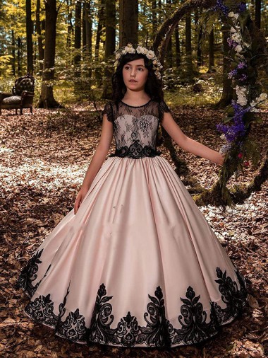 Shop Ivory Ball Gown Sweetheart Neck Sleeveless Flower Girl Dress Montreal