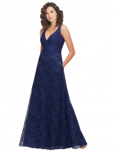 Shop Chantilly Lace V-Neck Bridesmaid Dress Montreal
