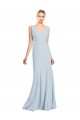 Sleeveless Seamed Bodice Trumpet Bridesmaid Dress / Prom Dress