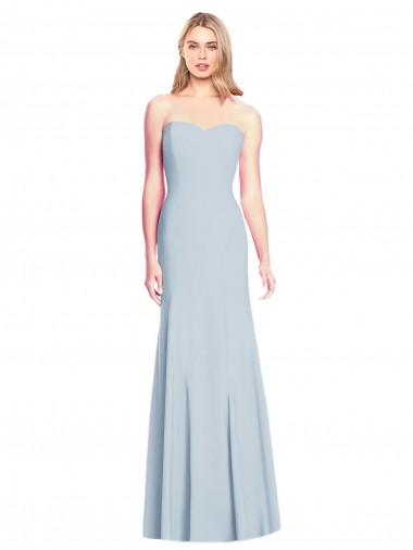 Shop Sweetheart Strapless Flared Skirt Maxi Bridesmaid Dress / Prom Dress Montreal