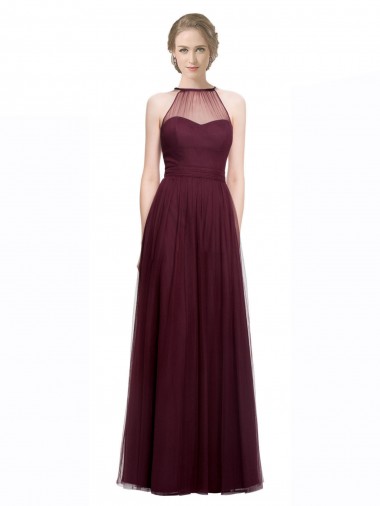 Shop Full Length Soft Tulle Spaghetti Strap Bridesmaid Dress Montreal