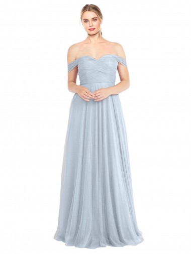 Shop Sweetheart Neckline Off the Shoulder Tulle Bridesmaid Dress Montreal