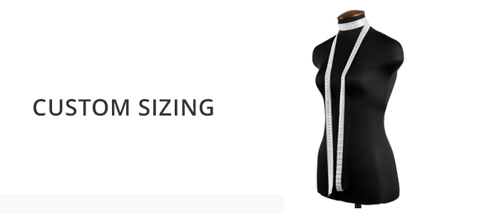 Custom Sizing | Wedding Shop Montreal