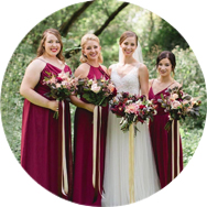 Red Bridesmaid Dresses Montreal