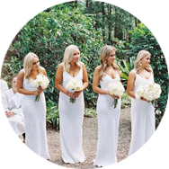 White Bridesmaid Dresses Montreal